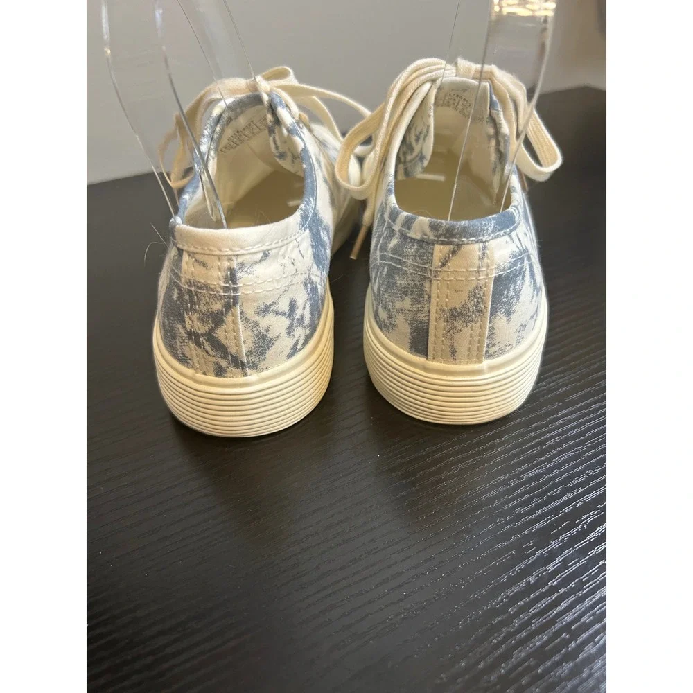 JENN ARDOR Women Tie Dye Canvas Low Top Sneakers Lace Up Casual Shoes